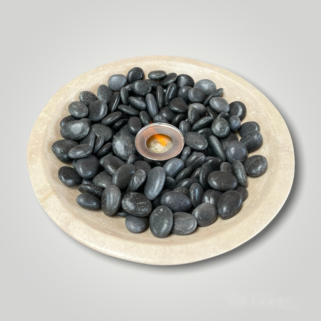 Bowl Decorativo en Marmol Travertino